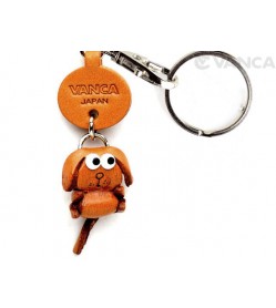 Dog Leather Keychains Little Zodiac Mascot