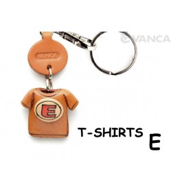 E(Red) Japanese Leather Keychains T-shirt