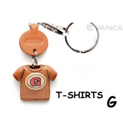 G(Red) Japanese Leather Keychains T-shirt