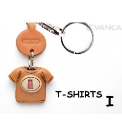 I(Red) Japanese Leather Keychains T-shirt