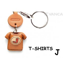 J(Red) Japanese Leather Keychains T-shirt