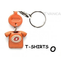 O(Red) Japanese Leather Keychains T-shirt