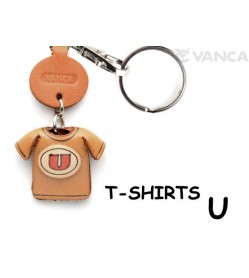 U(Red) Japanese Leather Keychains T-shirt