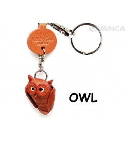 Owl Japanese Leather Keychains Goods 