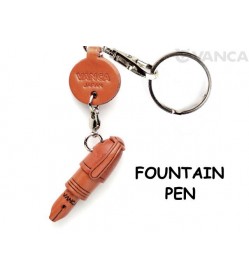 Fountain Pen Leather Keychain