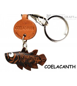 Coelacanth Japanese Leather Keychains Fish 