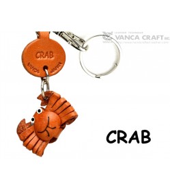 Crab Japanese Leather Keychains Fish 