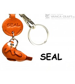 Seal Japanese Leather Keychains Fish 