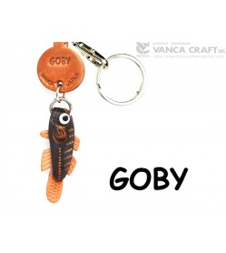 Goby Japanese Leather Keychains Fish 