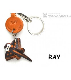 Ray Japanese Leather Keychains Fish 