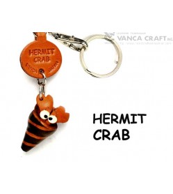 Hermit crab Japanese Leather Keychains Fish 