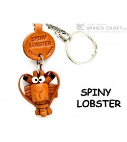 Spiny Lobster Japanese Leather Keychains Fish 