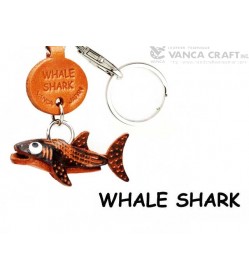 Whale shark Japanese Leather Keychains Fish 