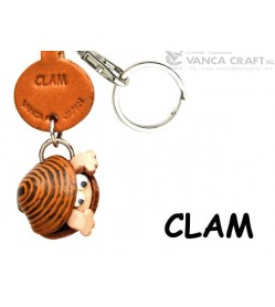 Clam Japanese Leather Keychains Fish 