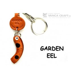 Garden Eel Leather Keychain Sea Animals