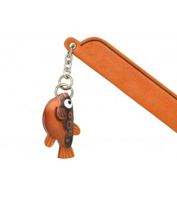 Blowfish Leather Charm Bookmarker