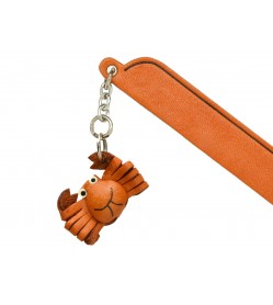 Crab Leather Charm Bookmarker