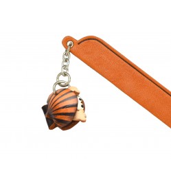 Scallop Leather Charm Bookmarker