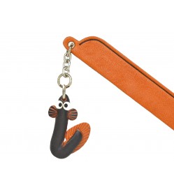 Eel Leather Charm Bookmarker