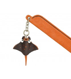 Manta ray Leather Charm Bookmarker