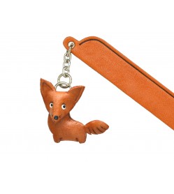 Fox Leather Charm Bookmarker