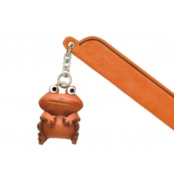 Frog Leather Charm Bookmarker