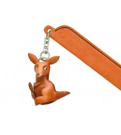 Kangaroo Leather Charm Bookmarker