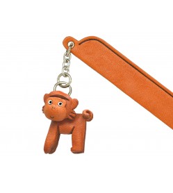 Monkey Leather Charm Bookmarker