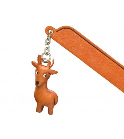 Deer Leather Charm Bookmarker