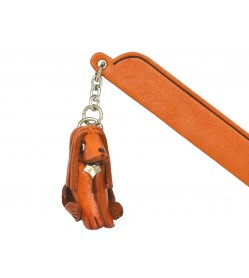 Afghan hound Leather dog Charm Bookmarker