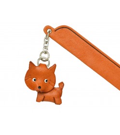 Shiba Leather dog Charm Bookmarker