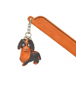 Bernese mountain dog Leather dog Charm Bookmarker