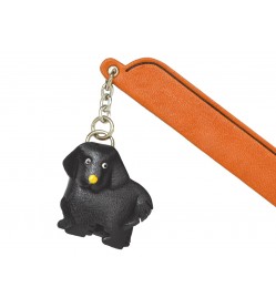 Newfoundland Leather dog Charm Bookmarker