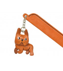 French bulldog Leather dog Charm Bookmarker