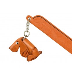 Irish setter Leather dog Charm Bookmarker