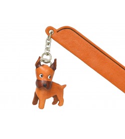 Boxer Leather dog Charm Bookmarker