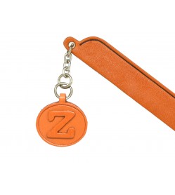 Z Leather Alphabet Charm Bookmarker