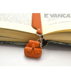 Backpack Leather Charm Bookmarker