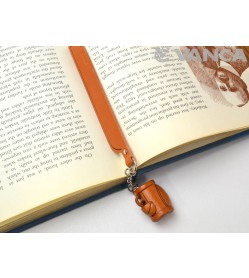 Golf bag Leather Charm Bookmarker