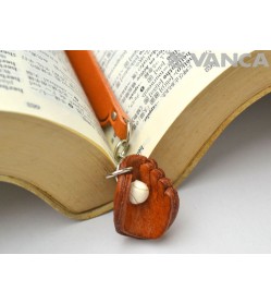 Baseball glove Leather Charm Bookmarker