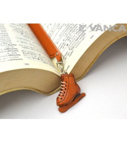 Skate shoe Leather Charm Bookmarker