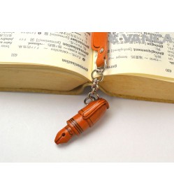 Fountain pen Leather Charm Bookmarker