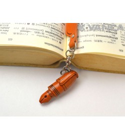 Fountain pen Leather Charm Bookmarker