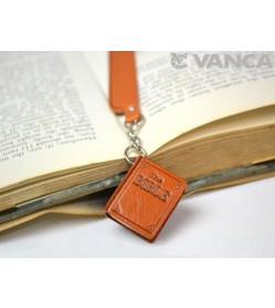 The Bible Leather Charm Bookmarker