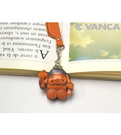 Daikoku God Leather Charm Bookmarker