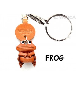 Frog Japanese Leather Keychains Animal