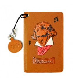 Beethoven Leather Commuter Pass case/card Holders #26493