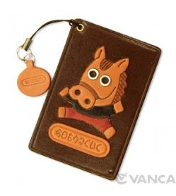 Horse Leather Commuter Pass/Passcard Holders