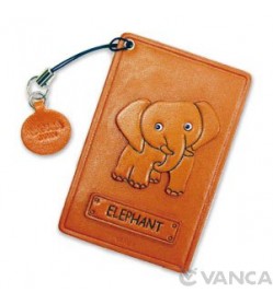 Elephant Leather Commuter Pass case/card Holders #26410