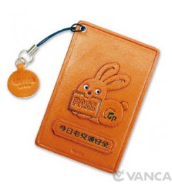 Zodiac/Rabbit Leather Commuter Pass/Passcard Holders